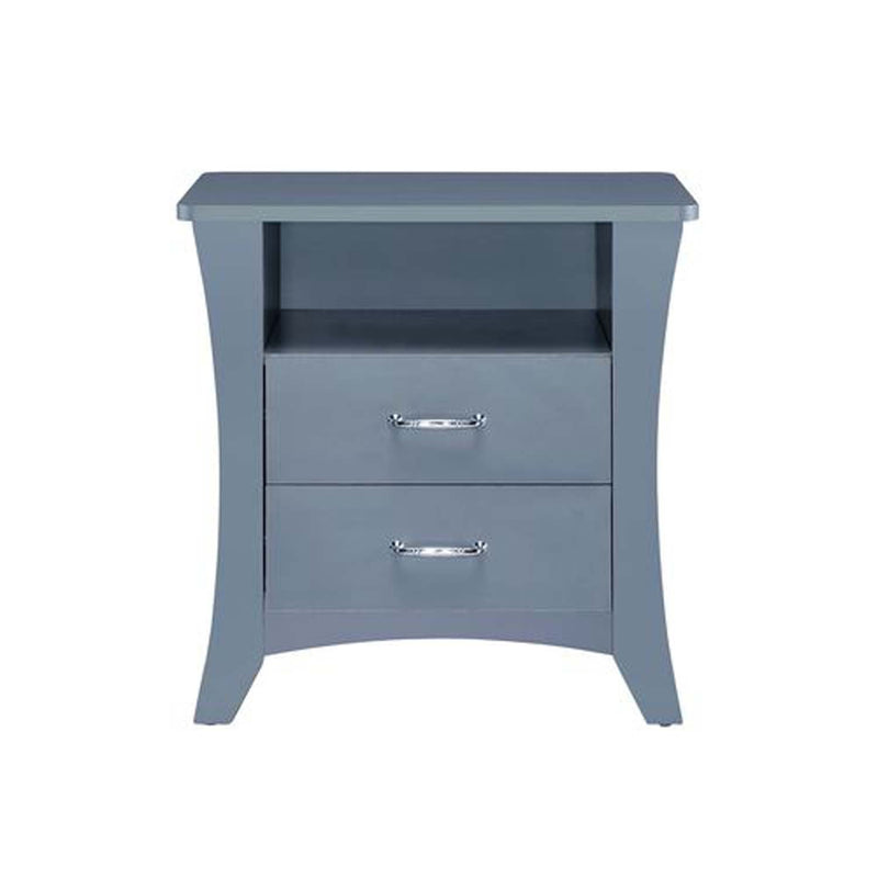 Colt Rectangular Accent Table, Gray Finish Acme