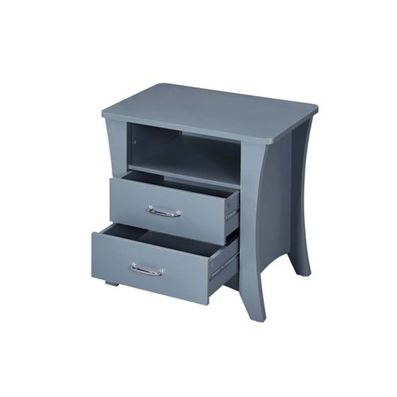 Colt Rectangular Accent Table, Gray Finish Acme