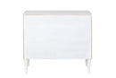 Dubni Rectangular Accent Table, White & Black Finish Acme