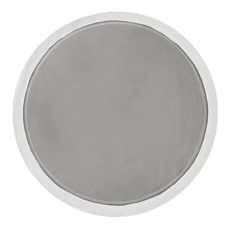 Dylana Round Accent Table, Natural Gray Finish Acme