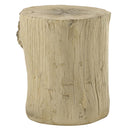 Gene Round Accent Table, Natural Brown Finish Acme