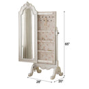 Edalene Jewelry Armoire, Pearl White Finish Acme