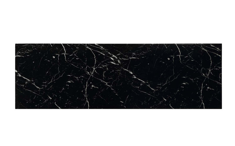Brancaster Bar Table, Marble Top & Aluminum Acme