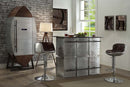 Brancaster Bar Table, Marble Top & Aluminum Acme