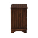 Franklin 4PC Pack Full Bed Set, Brushed Walnut Finish Acme