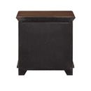 Franklin 4PC Pack Full Bed Set, Brushed Walnut Finish Acme