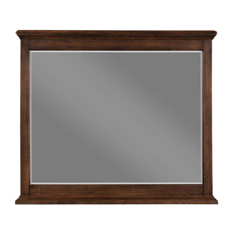 Franklin 4PC Pack Full Bed Set, Brushed Walnut Finish Acme