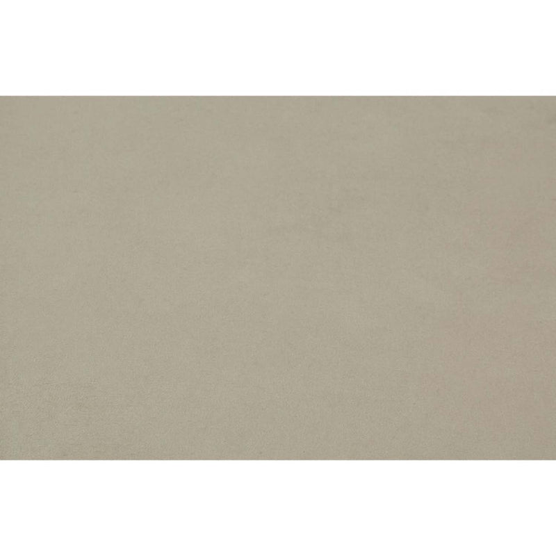Berci 48" Bench, Beige Fabric & White Finish