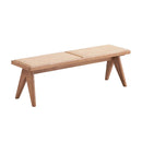 Velentina 51.18" Bench, Rattan & Natural Finish