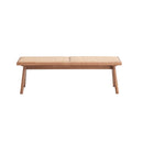 Velentina 51.18" Bench, Rattan & Natural Finish