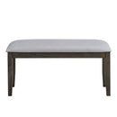 Marit 40" Bench, Gray Finish
