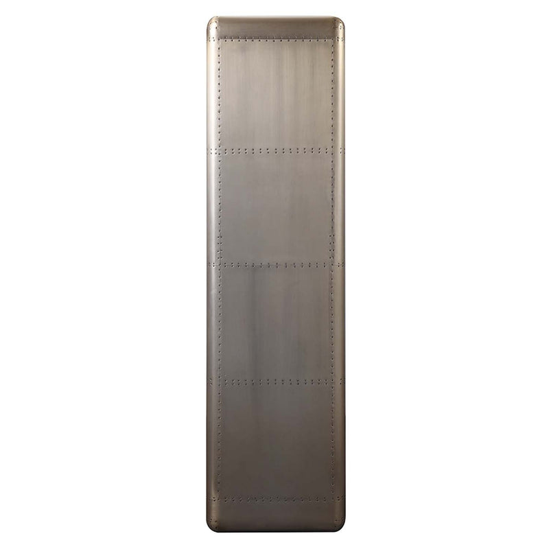 Jennavieve Bookcase, Gold Aluminum Acme