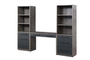 Estevon Bookcase, Gray Oak Finish Acme
