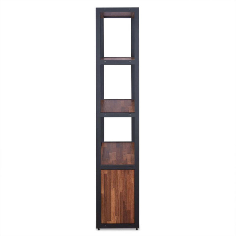 Sara Bookshelf, Walnut & Sandy Black Finish Acme