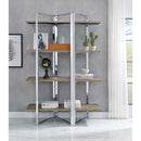 Libby Bookshelf, Chrome Finish Acme