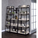Wendral 23"L Bookshelf, Natural & Black Finish Acme