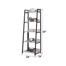 Wendral 23"L Bookshelf, Natural & Black Finish Acme