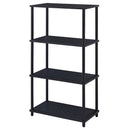 Nypho Bookshelf, Black Finish Acme