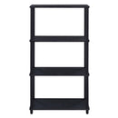 Nypho Bookshelf, Black Finish Acme