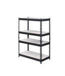 Decmus Bookshelf, Natural & Black Finish Acme