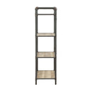 Itzel Bookshelf, Antique Oak & Sandy Gray Finish Acme