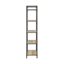 Itzel Bookshelf, Antique Oak & Sandy Gray Finish Acme