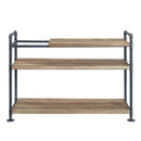 Brantley Bookshelf, Oak & Sandy Black Finish Acme