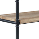 Brantley Bookshelf, Oak & Sandy Black Finish Acme