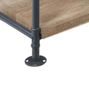 Brantley Bookshelf, Oak & Sandy Black Finish Acme