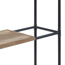 Brantley Bookshelf, Oak & Sandy Black Finish Acme