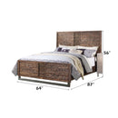 Andria Queen Bed, Reclaimed Oak Finish Acme