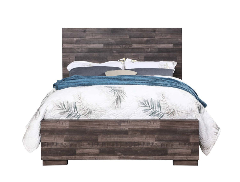 Juniper King Bed, Dark Oak Finish Acme