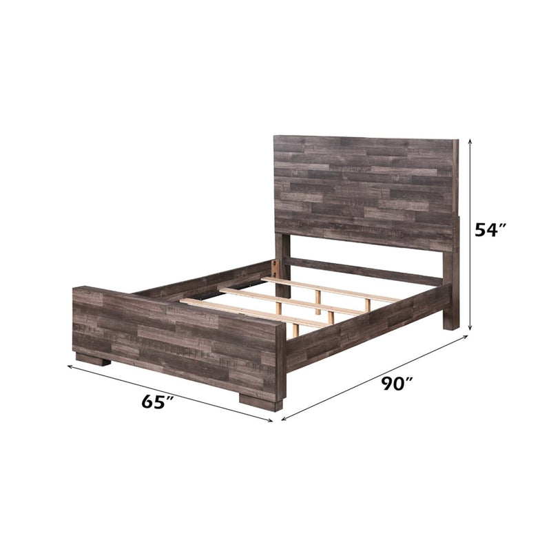 Juniper Queen Bed, Dark Oak Finish Acme