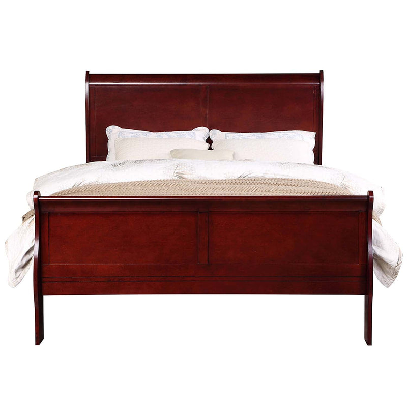 Louis Philippe Twin Bed, Cherry Finish Acme