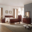 Louis Philippe Twin Bed, Cherry Finish Acme