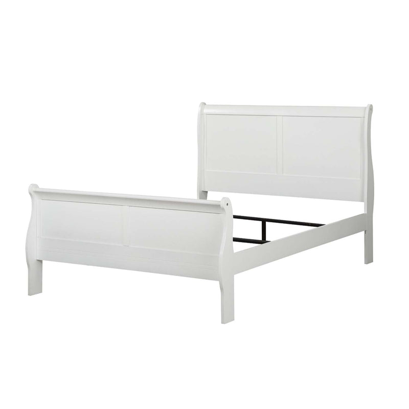 Louis Philippe Twin Bed, White Finish Acme