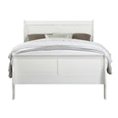 Louis Philippe Twin Bed, White Finish Acme