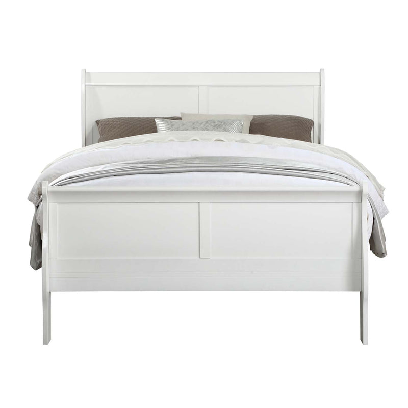Louis Philippe Twin Bed, White Finish Acme