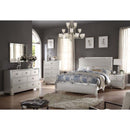 Voeville II King Bed, Platinum Finish Acme