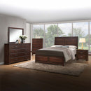 Oberreit Queen Bed, Walnut Finish Acme