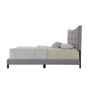 Venacha Queen Bed, Gray Fabric Acme