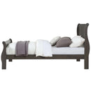 Louis Philippe King Bed, Dark Gray Finish Acme