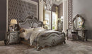 Versailles Queen Bed, Antique Platinum Finish Acme