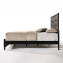Valdemar King Bed, Weathered Gray Finish Acme