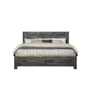 Vidalia Queen Bed w/Storage, Rustic Gray Oak Finish Acme
