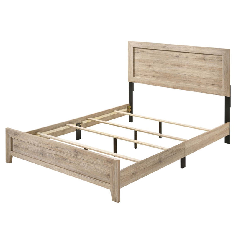Miquell Queen Bed, Natural Finish Acme