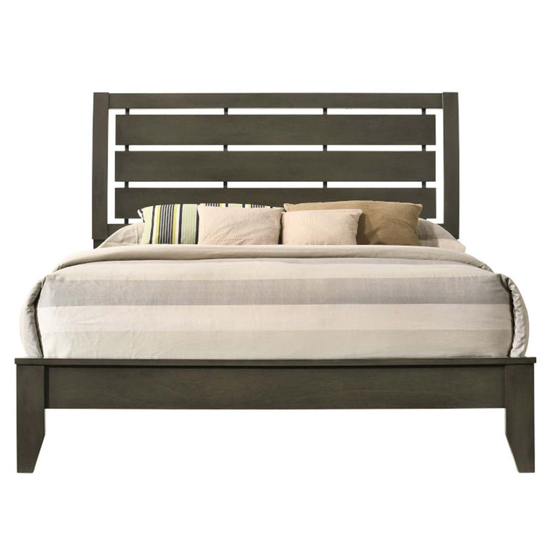 Ilana Queen Bed, Gray Finish Acme