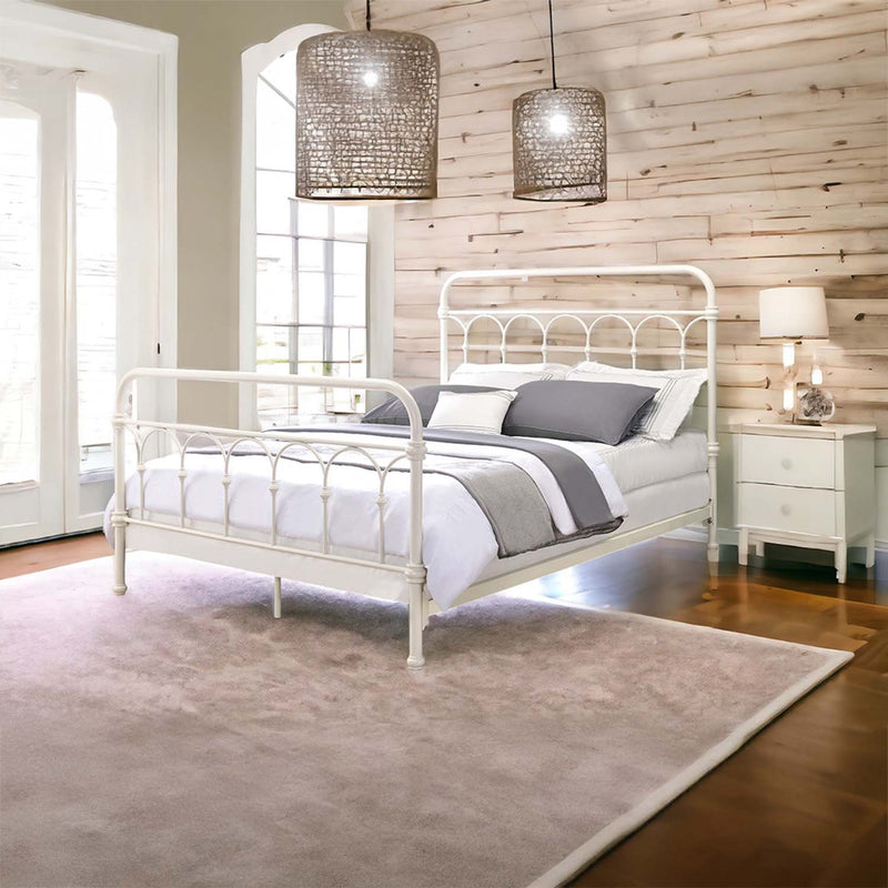 Citron Full Bed, White Finish Acme