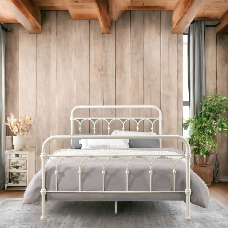 Citron Full Bed, White Finish Acme