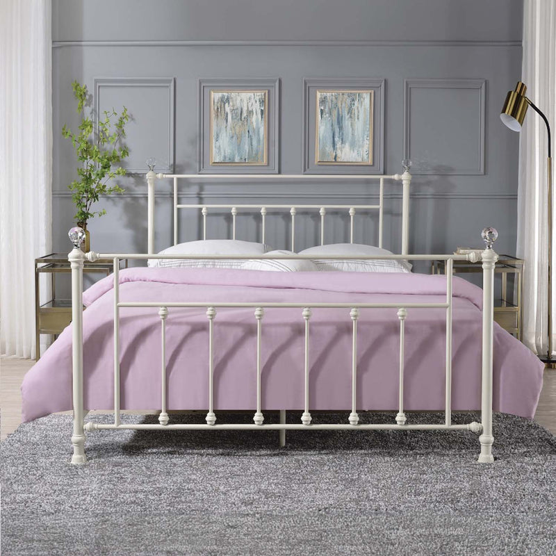 Comet Queen Bed, White Finish Acme